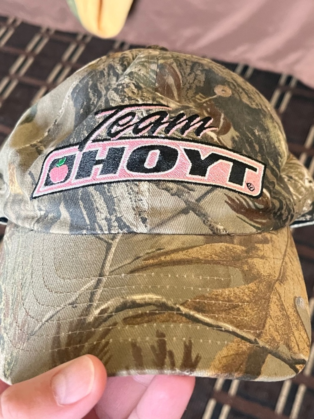 Women’s Pink Camo Team Hoyt Hunting Hat Shooting Archery RARE HTF  (605)